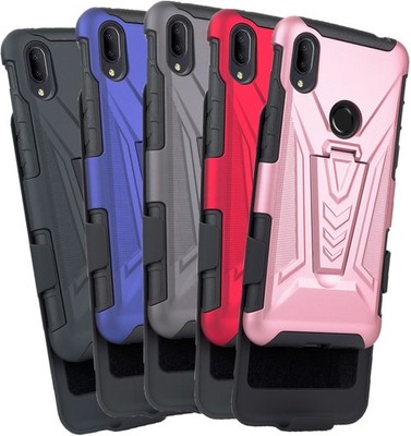 Rugged Case Stand and Belt Clip Holster for Lively Jitterbug Smart 3 Phone 2021