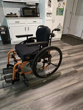 2023 TiLite Aero X Folding Ultralight Wheelchair  19 x 17 Like Quickie