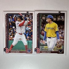 2025 Topps Update Series Marcelo Mayer (2) Card Lot - Rookie RC & Rookie Debut