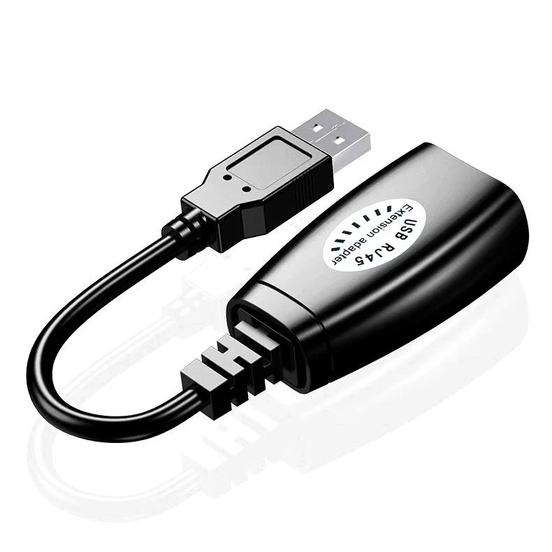 USB Over Ethernet Extender Adapter Cat5/5e Cat6 Cat7 Cable RJ45 to USB Repeater - Image 3 of 4