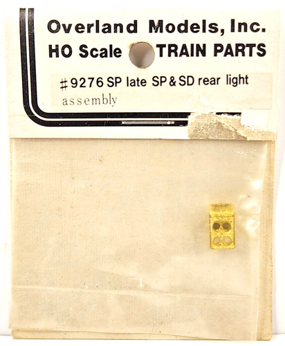 Conjunto de luz trasera escala HO Overland Models #9276 SP Late SP & SD (1/paquete) | Zustand: New