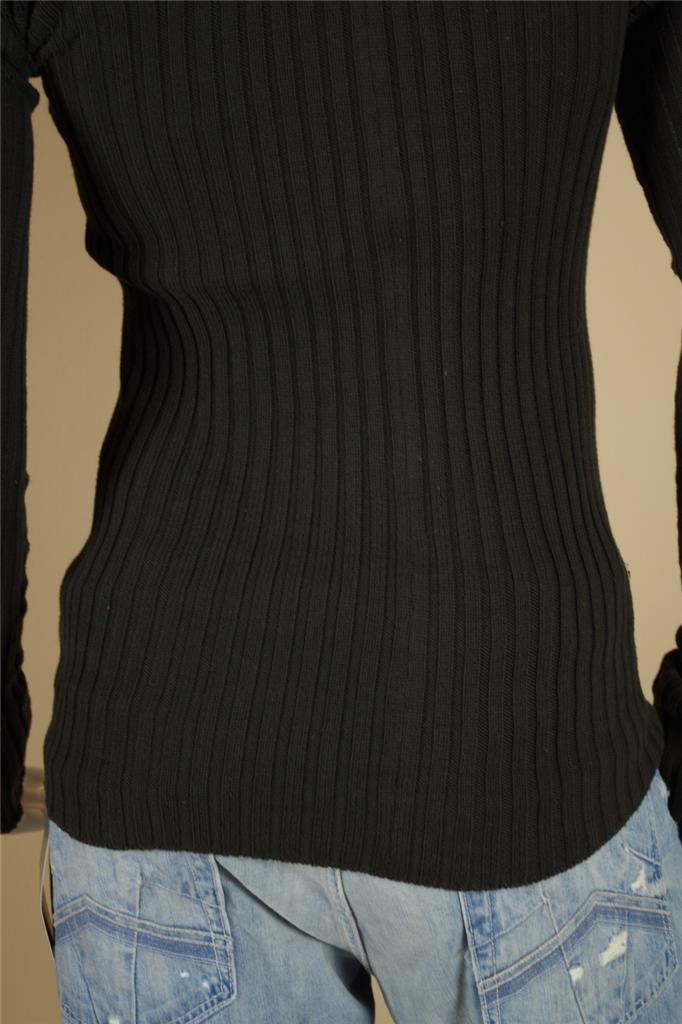 Julius Iconic EXTREMELY RARE Leather Trimmed Cable Knit Sweater size 2 _7 MA image 9
