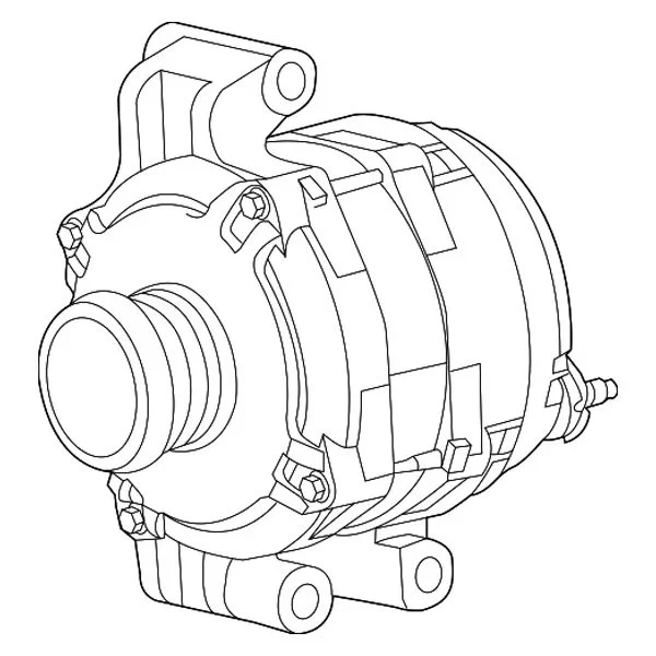 For Chrysler 200 2015-2017 Chrysler 56029624AC Alternator Foto 3 de 4