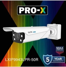 LXIP9943LPR-50R PRO-X 4MP 100ft IR License Plate Recognition LPR Bullet Camera