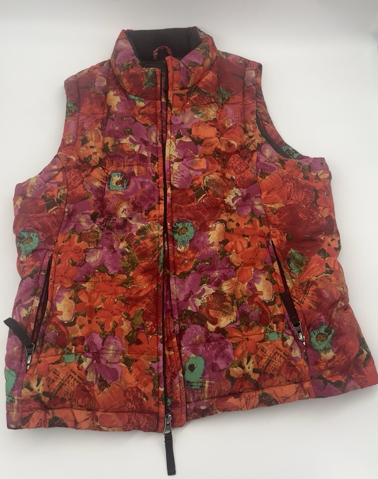Eddie Bauer Vest Womens Medium Puffer Premium Goose Down Insulated Outdoor