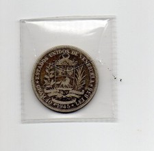 VENEZUELA 2 BOLIVARES 1945 AG.835