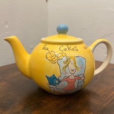 Vintage Beth For Whittard of Chelsea Gelb Teekanne Spülmaschinenfest 0,8l