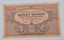 Czechoslovakia 10 Korun 1927  BANKNOTE