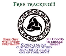Triple Horn of Odin, Warrior, Norse, Pagan, Decal, Vinyl, Norge, Colors, Viking