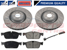 PARA MERCEDES GLE63 W166 AMG EJE DELANTERO DISCOS FRENO PASTILLAS SENSOR DESGASTE 2015- 375mm