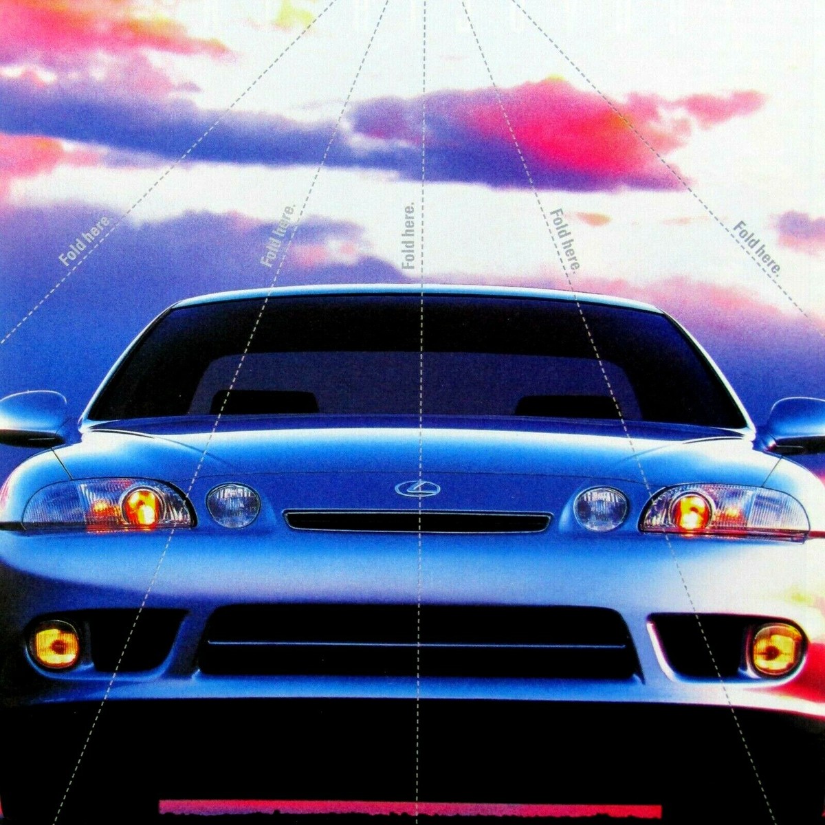 1998 Lexus 290 HP Coupe Vintage Original Print Ad 8.5 x 11