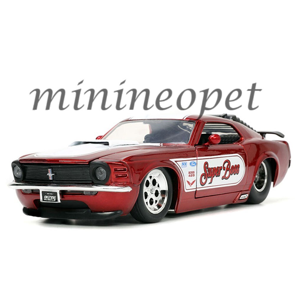 JADA BIGTIME MUSCLE 1970 FORD MUSTANG BOSS 429 1/24 SUPER BOSS RED