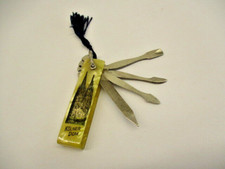 Vtg KOLNER DOM Germany Souvenir Finger Nail Manicure Tools Cuticle File