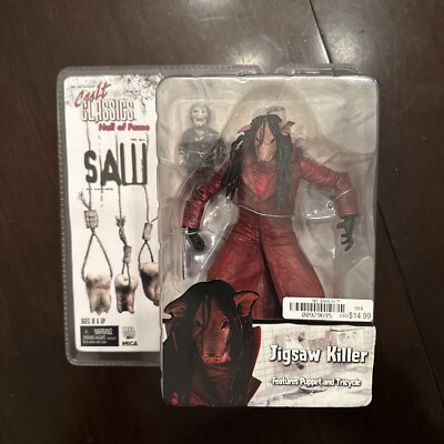 NECA Cult Classics Hall of Fame Saw 3 Jigsaw Killer Red Outfit 2006 Reel Toys