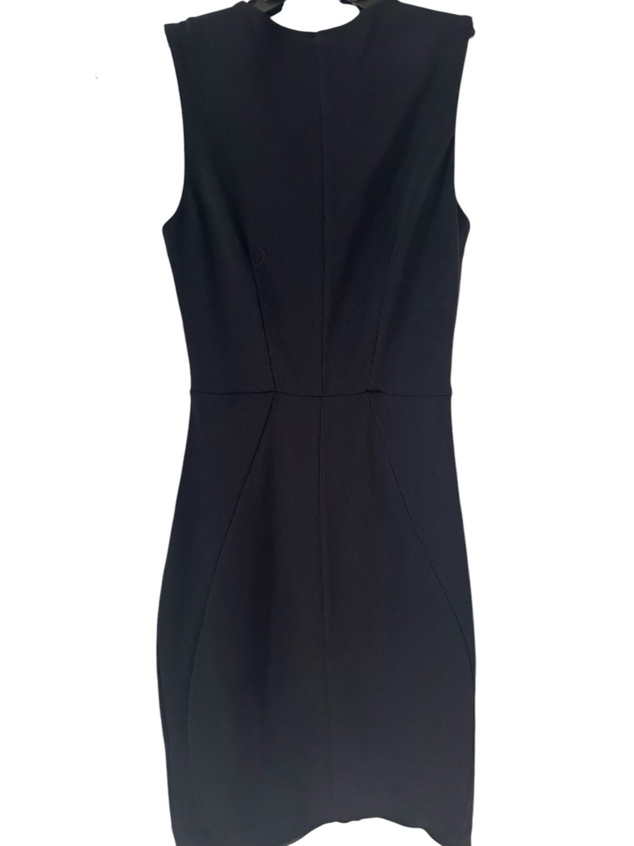 H&M Divided Womens Sleeveless Tank Ribbed Fitted V Neck Mini Knit Dress XS  | eBay