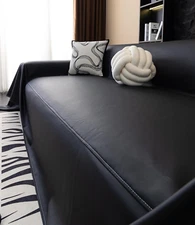 Waterproof Thick PU Leather Sofa Covers for Sectional Sofa Luxury Couch Cover fo