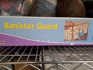 Kid Kusion Kid Safe Clear Banister Guard, Clear, 5' x 33"