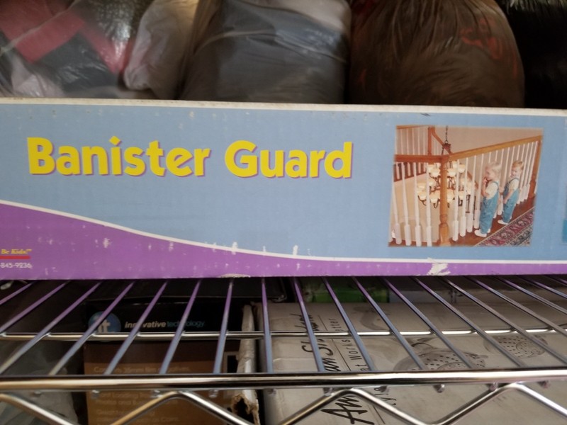 Kid Kusion Kid Safe Clear Banister Guard, Clear, 5' x 33"