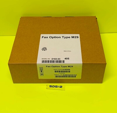Genuine Ricoh Fax Option Type M29 for MP 2555 3055 3555 4055 5055