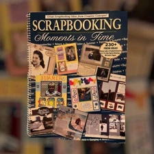 Creative Concepts Scrapbooking MOMENTS IN TIME  Spiral Book 230 Fresh Ideas