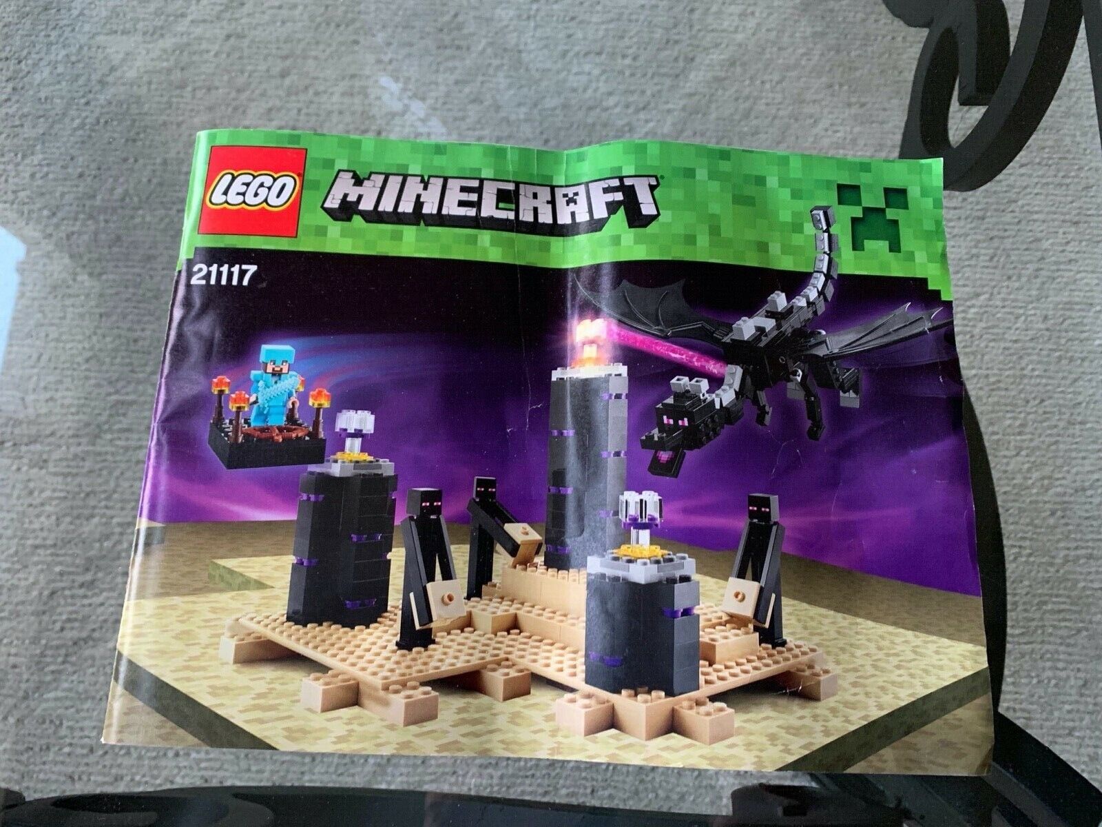 How to Build LEGO Minecraft Ender Dragon (Part 2)