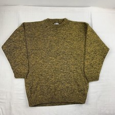 Vintage Spar Knitwear Sweater Womens Medium Yellow Pullover 80s 90s Made In USA