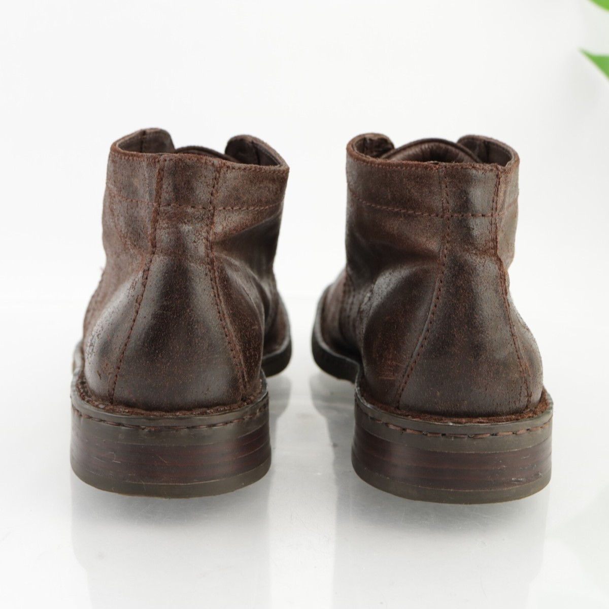 Men’s Born Brown Harrison Chukka Boots Size 11 Born Mens Harrison Boot Size 11 M Brown Distressed Leather  main image 3