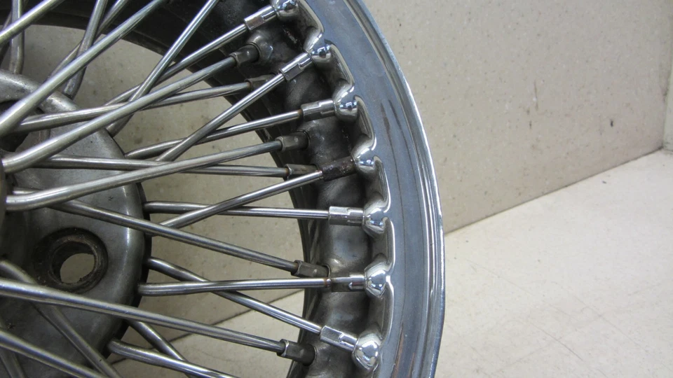 15” 15X7 FWD Dayton Wire Wheel Rim Cadillac Caddy Chrome Spokes 5x115 OEM #3 - Image 4 of 4