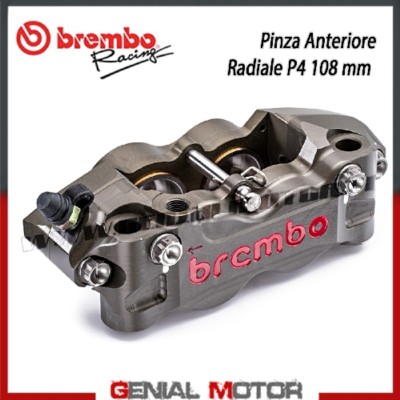Radial Rear Brake Caliper Brembo Racing Right Cnc P4-32/36 108 Mm