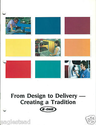Fire Truck Brochure - E-One Emergency One Design Features Build Process (DB169)