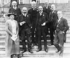 Part of the Presidium of the Democratic Party Congress in Breme- 1921 Old Photo