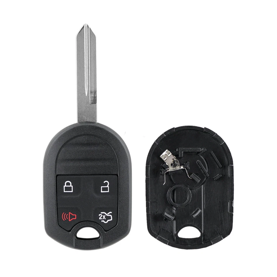 2X Carcasa Llavero Coche Remoto para Ford Mustang 2011 2012 2013 2014 4 Botones Foto 4 de 4