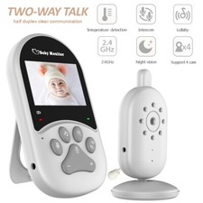 Babyphone Bébé Moniteur Vidéo Bidirectionnel Surveillance Caméra Vision Nocturne
