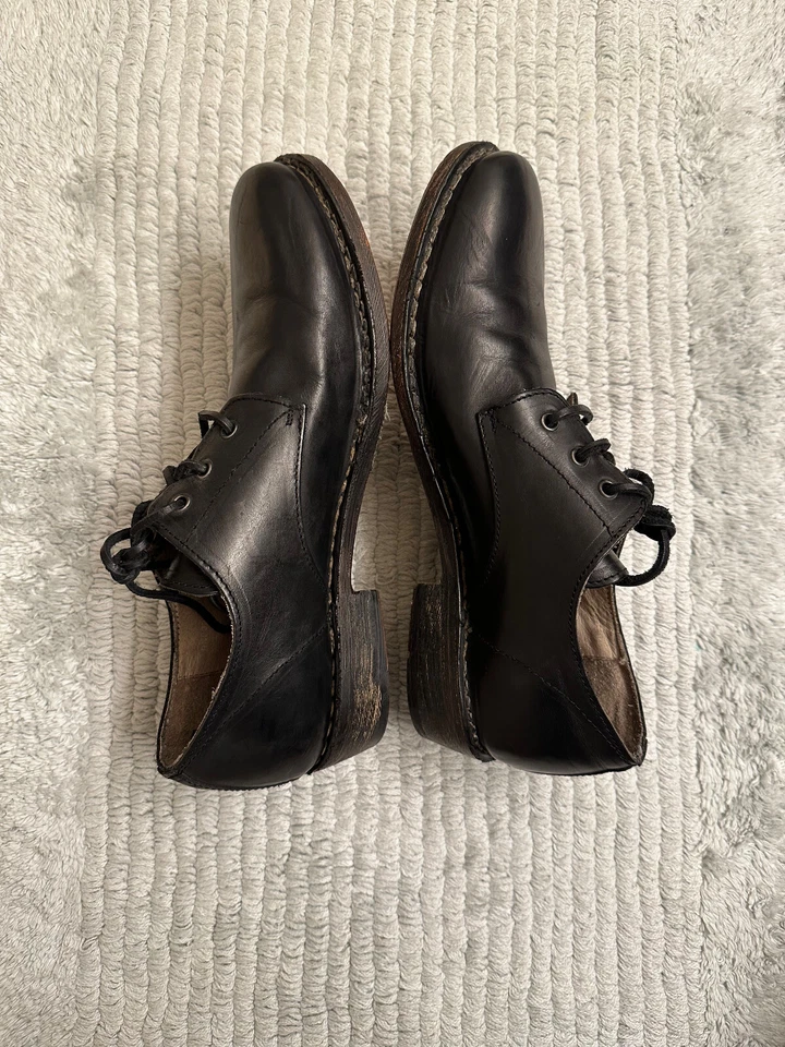 Oxford Diesel Hombre Negro Dorado Cuero Negro Hecho en Italia EU/43 Foto 3 de 4