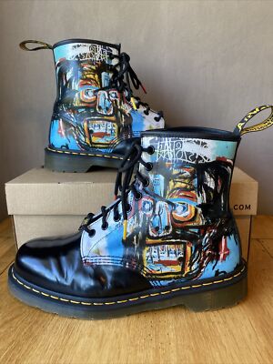Martens 1460 Basquiat Doc Martin Basquiat Artist Jean Michel Basquiat Doc Martens Basquiat Doc Martens Art Shoes Martens  1460 Artist Basquiat II