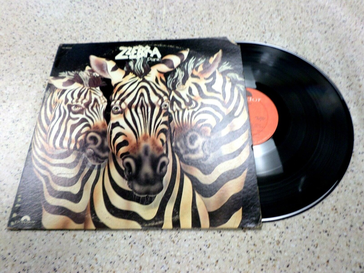 VINYL ALBUM RECORD,ZZEBRA-PANIC,CUT OUT,PD-6043,POLYDOR,PUT SOME