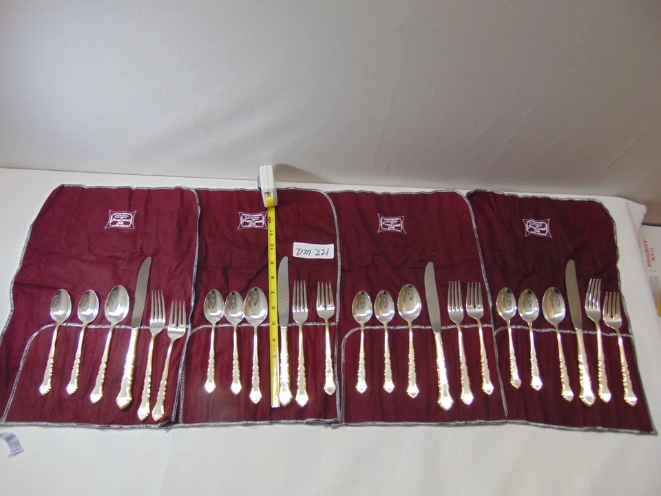 1847 ROGERS CENTENNIAL 5 PIEZAS SET SET SET SETT Lote de 4 20 Piezas Total Foto 3 de 4