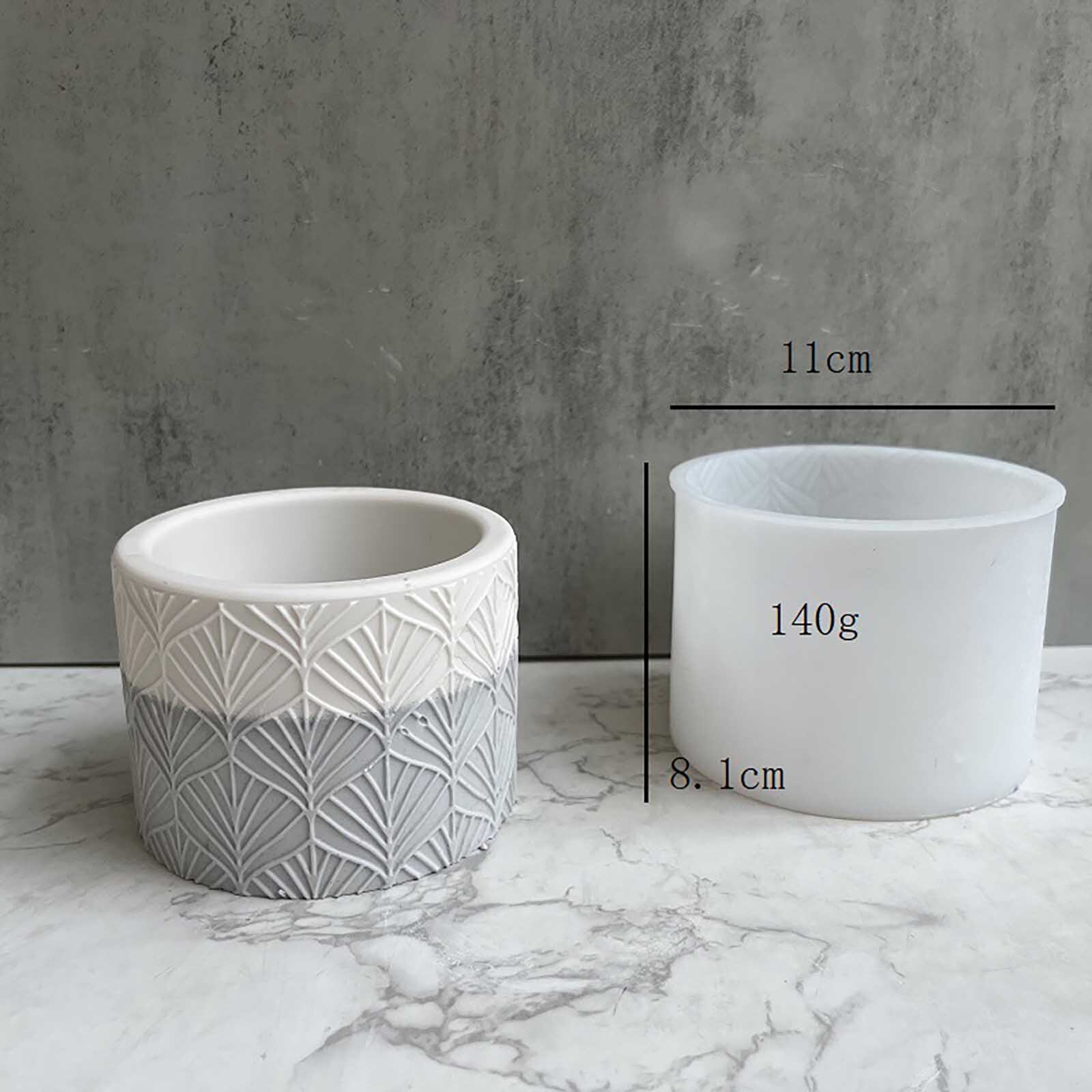 Blumentopf Silikonformen Set - Für Epoxidharz, Beton Und Gips Bastelprojekte