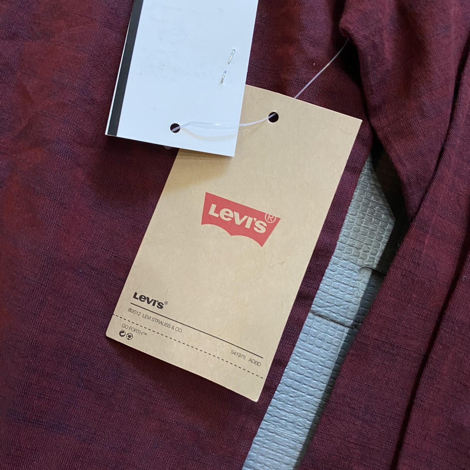 Mens Shirt Red Size 2xl Button Down 