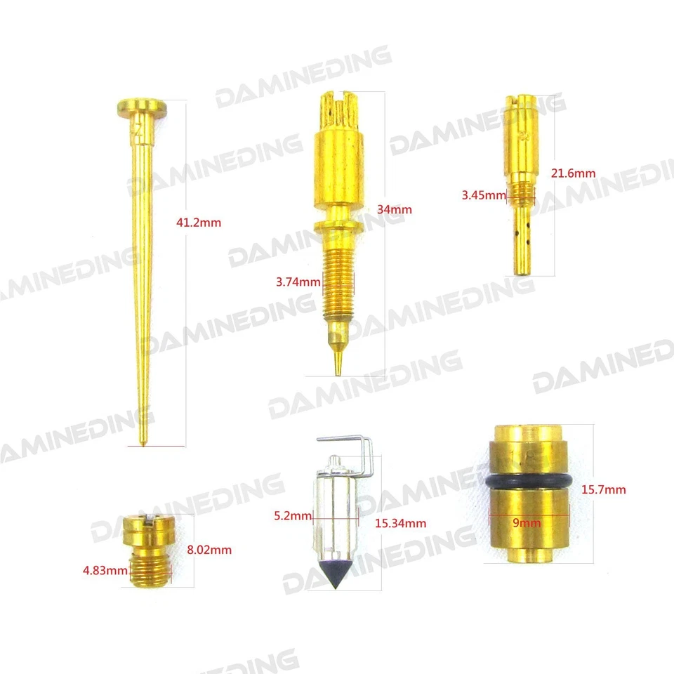 Set of 2 Carburetor Carb Rebuild Kit CJ360 CB360 CL360 SLIDE DIAPHRAGM US stock - Image 2 of 4