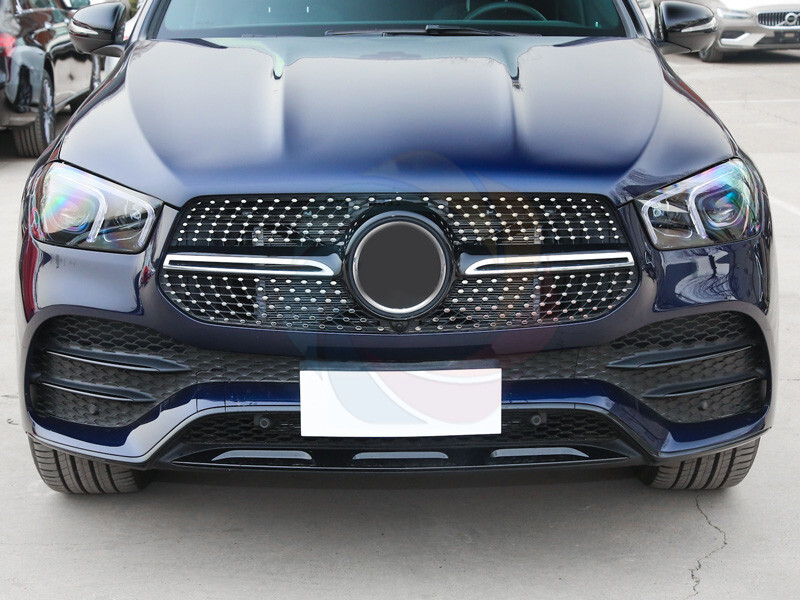1Pcs For Mercedes W167 GLE 2020-22 Black Front Bumper Lower