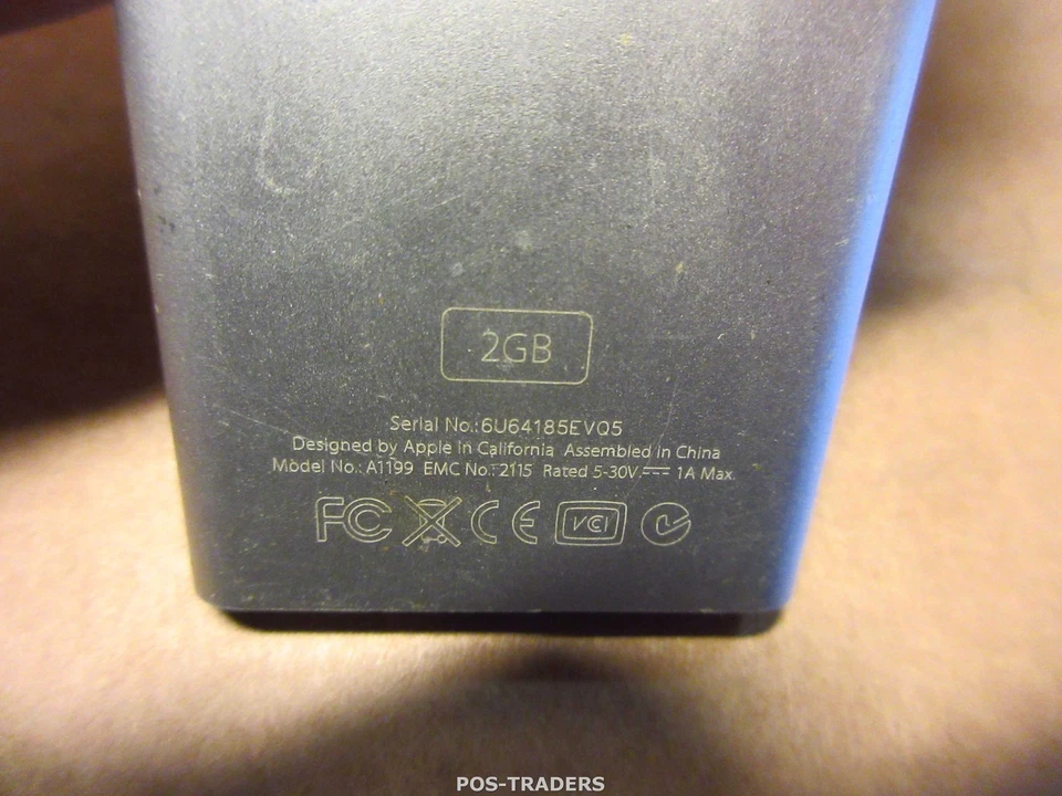 Apple iPod A1199 SILVER  Nano 2nd Generation 2GB Music Player 2115 - BLACK COVER - Bild 3 von 3