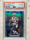 2017 Prizm Tom Brady #33 Light Blue Prizm PSA 10 Gem Mt  /199 Panini Patriots SP