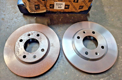Citroen AX Saxo Xsara ZX Paar Bremsscheiben vorne 424996 NEU ORIGINAL