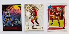 Trey Lance 2021 Illusions RC & Illusionist Insert & Donruss Rated Rookie 49ers