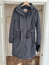 Peter Storm Waterproof Slim Fits Down Coat With Hood And Belt Uk 10 Rrp165