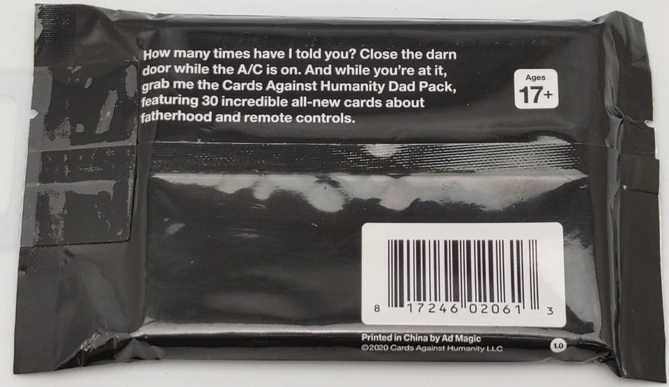 Cards Against Humanity DAD PACK 30 Card Expansion Pack New & Sealed - Image 3 of 3
