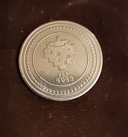 Pac Man Arcade Token Coin SET of 4 BAM! Box Gamer, Rare Promo NES GBA 3DS