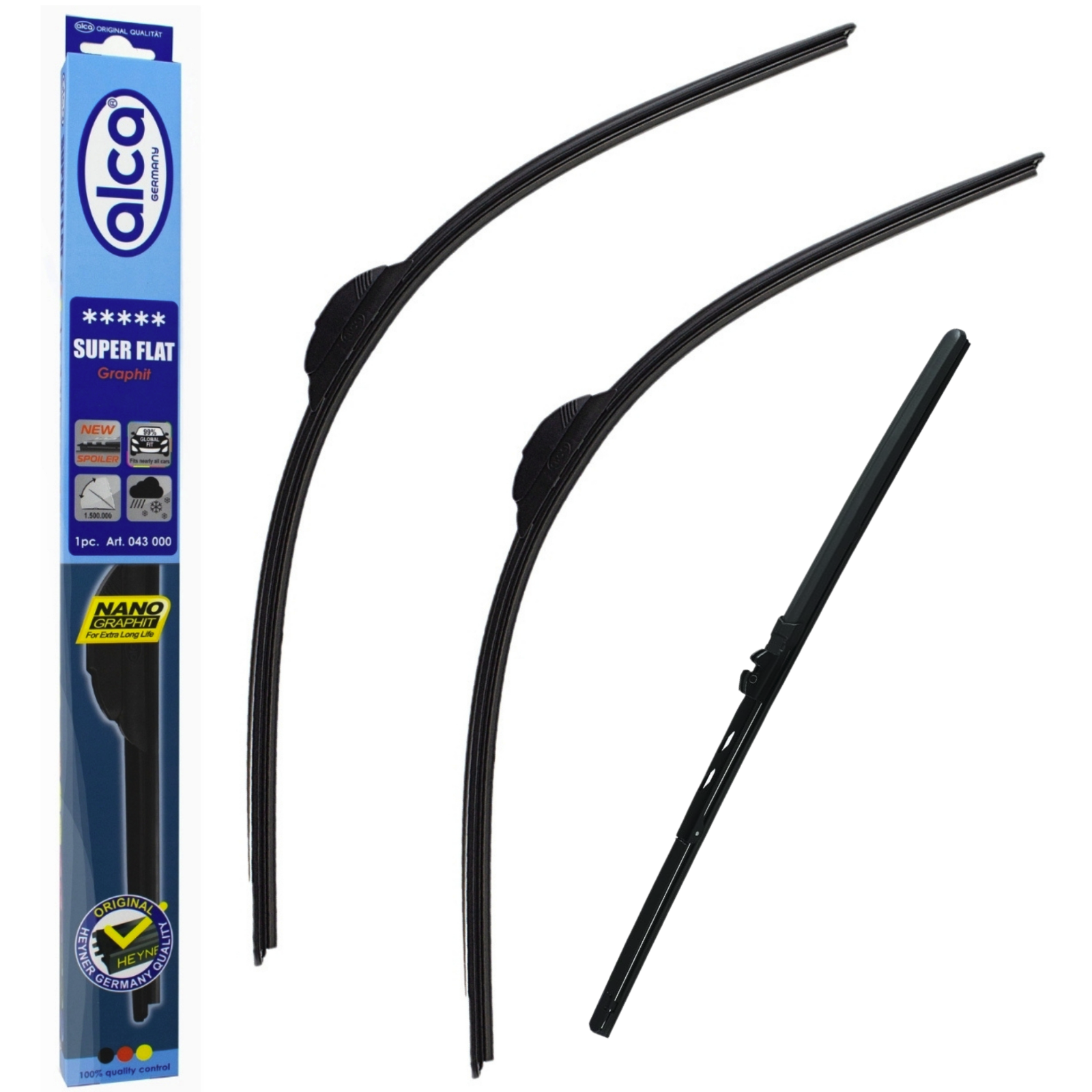 Fits Bmw X2 Wiper Blades 2018On Super Flat Wipers Full Set ASF24"20