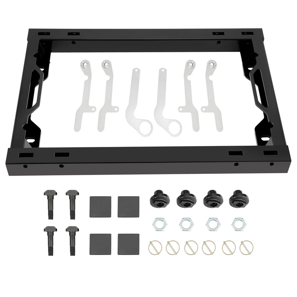 Adaptador de enganche de quinta rueda con manijas preparación de enganche para Ford F350 F250 Super Duty 11-20 Foto 3 de 4